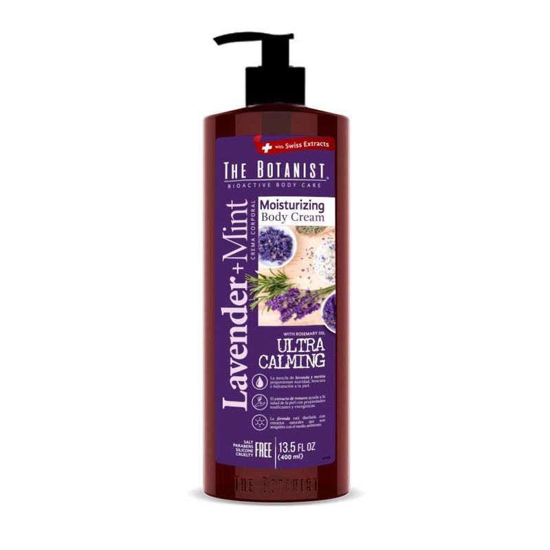 The Botanist Body Cream Lavender Mint 400ml Paquete de 1