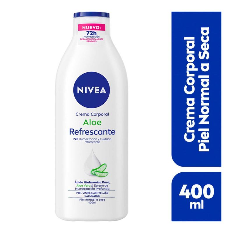 NIVEA Crema Corporal Humectante Aloe Vera Refrescante 400ml