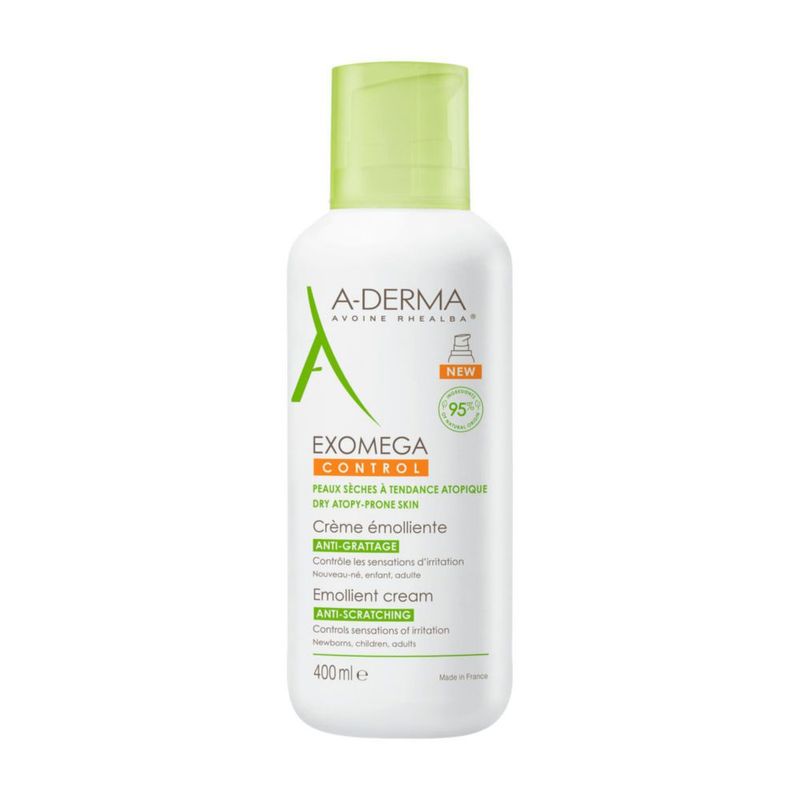 A Derma Exomega Control Crema Hidratante Emoliente Piel Atópica 400ml