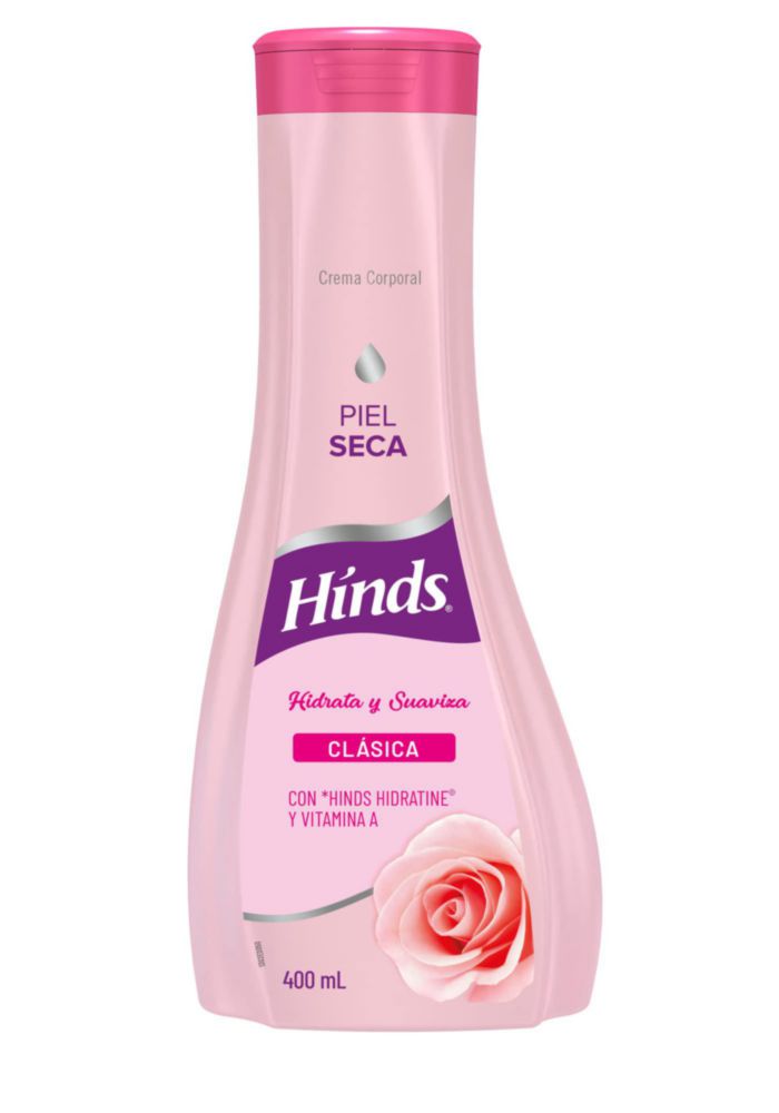 Crema Corporal Hinds Clásica 400ml para Piel Seca con Vitamina A