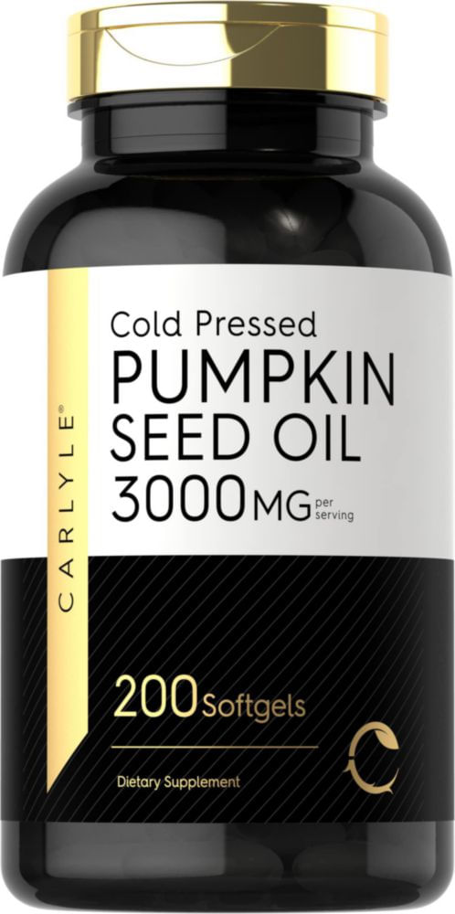 Aceite de Semilla de Calabaza Carlyle 3000mg 200 Cápsulas Ácidos