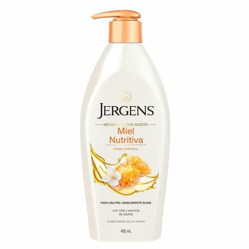 Jergens Crema Corporal Miel Nutritiva 400 ml