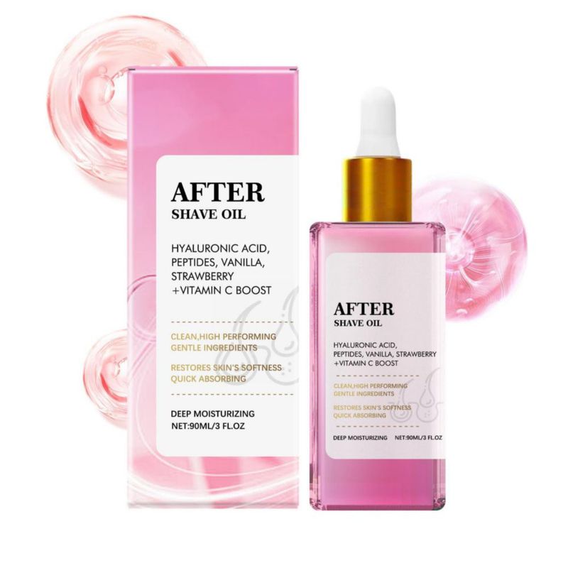 Aceite Pós Afeitado Aofong con Aroma a Fresa 90ml