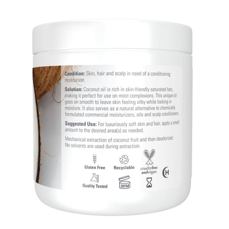 Aceite de Coco NOW 207ml Revitalizante para Piel y Cabello
