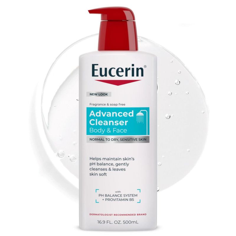 Eucerin Limpiador Facial y Corporal Advanced Cleansing 16 9 oz