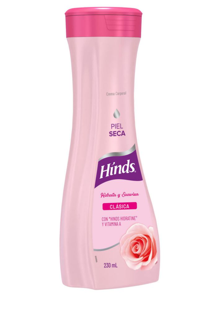 Hinds Crema Corporal Clásica 230ml Rosa Hidratante Vitamina A