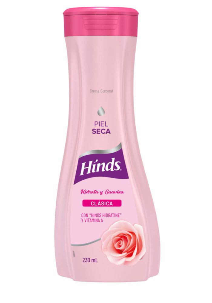 Hinds Crema Corporal Clásica 230ml Rosa Hidratante Vitamina A