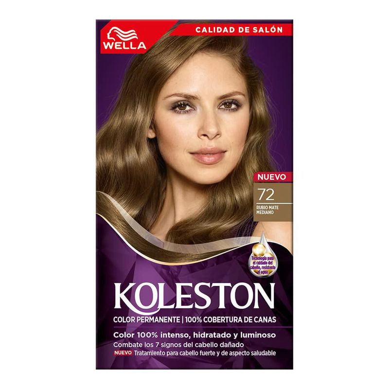 Koleston Tinte Permanente 72 Rubio Mate Mediano