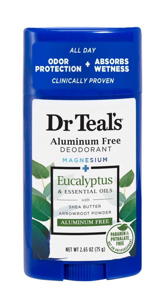 Desodorante Dr Teal s Libre de Aluminio Eucalipto 75g