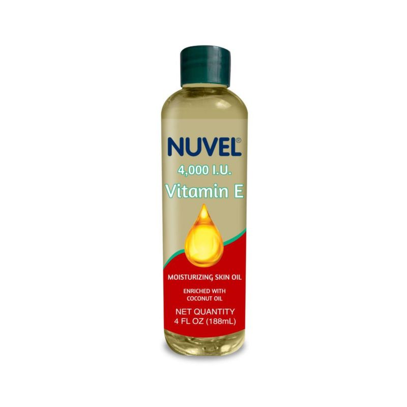 Aceite Corporal Nuvel con Vitamina E y Aceite de Coco 188ml