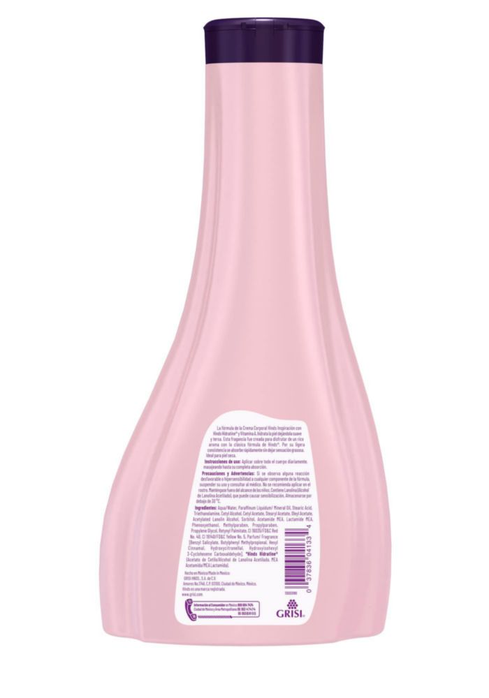 Crema Corporal Hinds Inspiración 750ml Piel Seca Hidratante Vitamina A