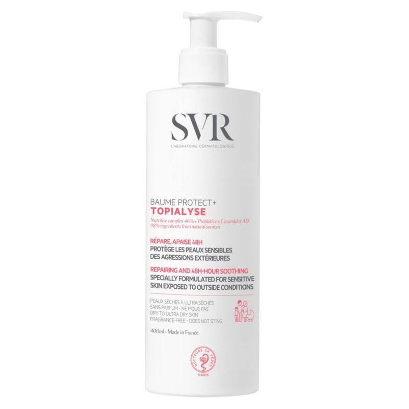 Bálsamo Reparador SVR Topialyse Baume Protect 400ml Ceramidas AD