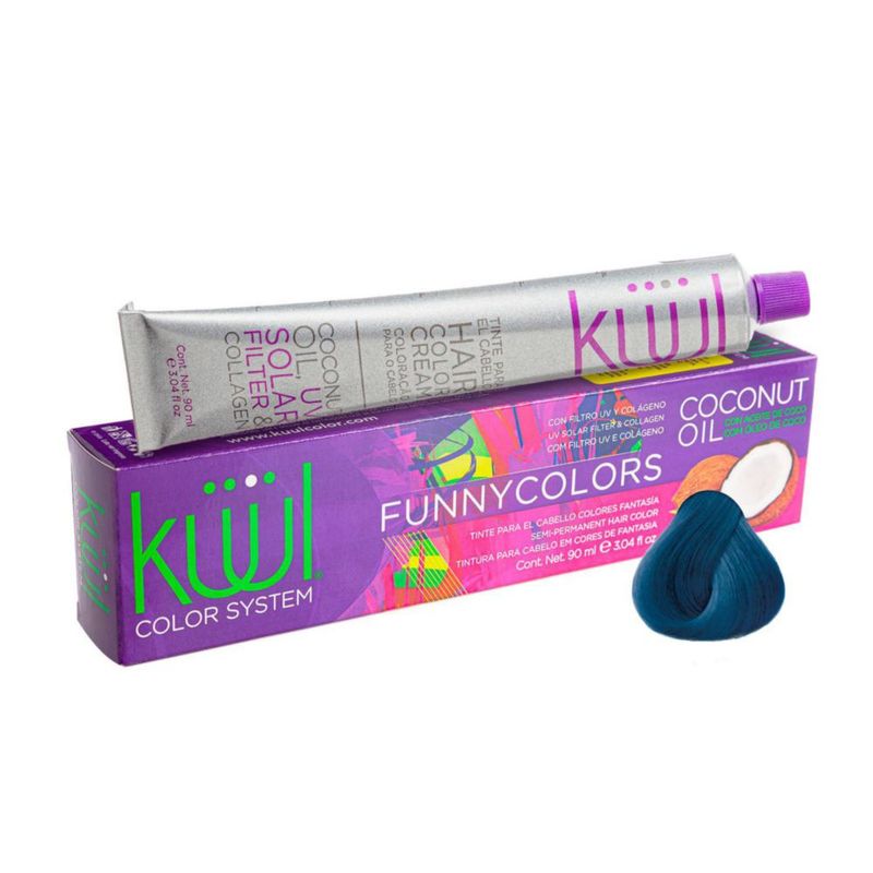 KÜÜL Funny Colors Tono Azul Jeans Tinte Semipermanente Hidratación 90