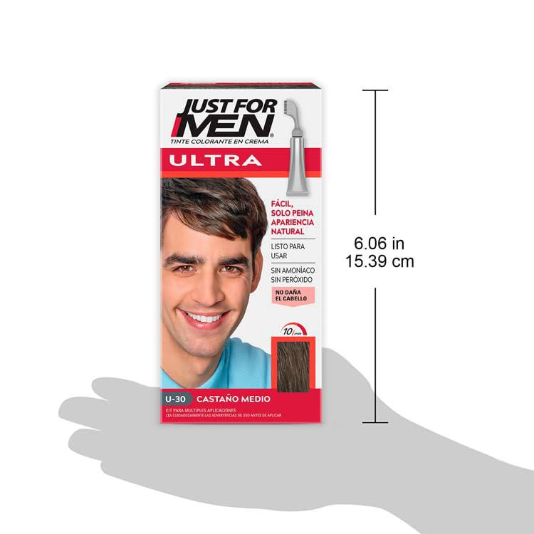Just For Men Ultra Tinte para Canas Castaño Medio U30 35g
