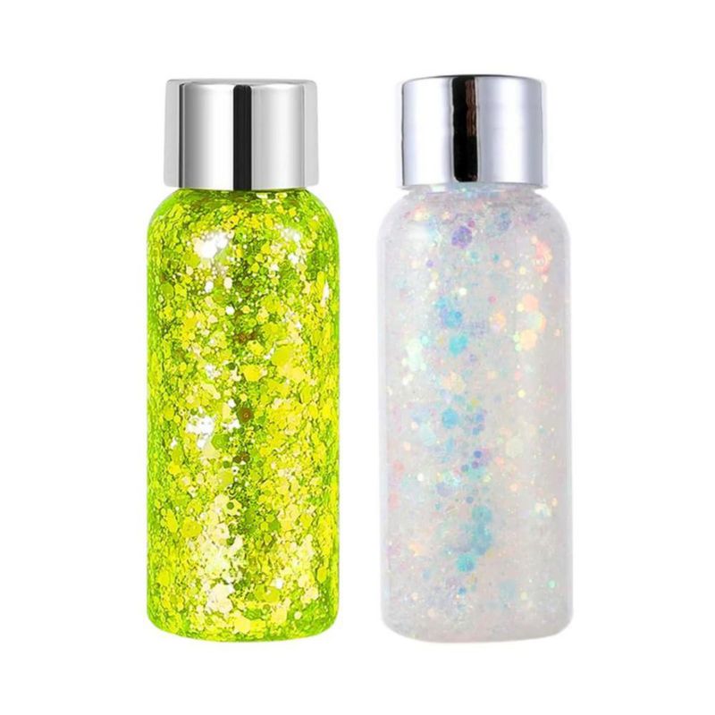 Gel Glitter Holográfico Autoadhesivo 35g Paquete 2 Universoenlinea