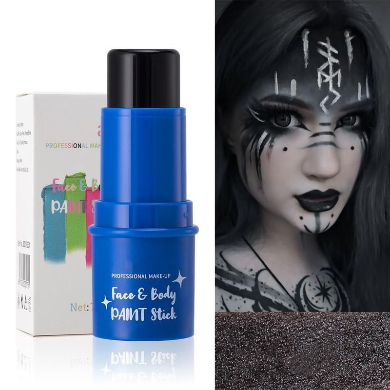 Pintura para Cara Halloween LONEOURS Barra Impermeable A Prueba De