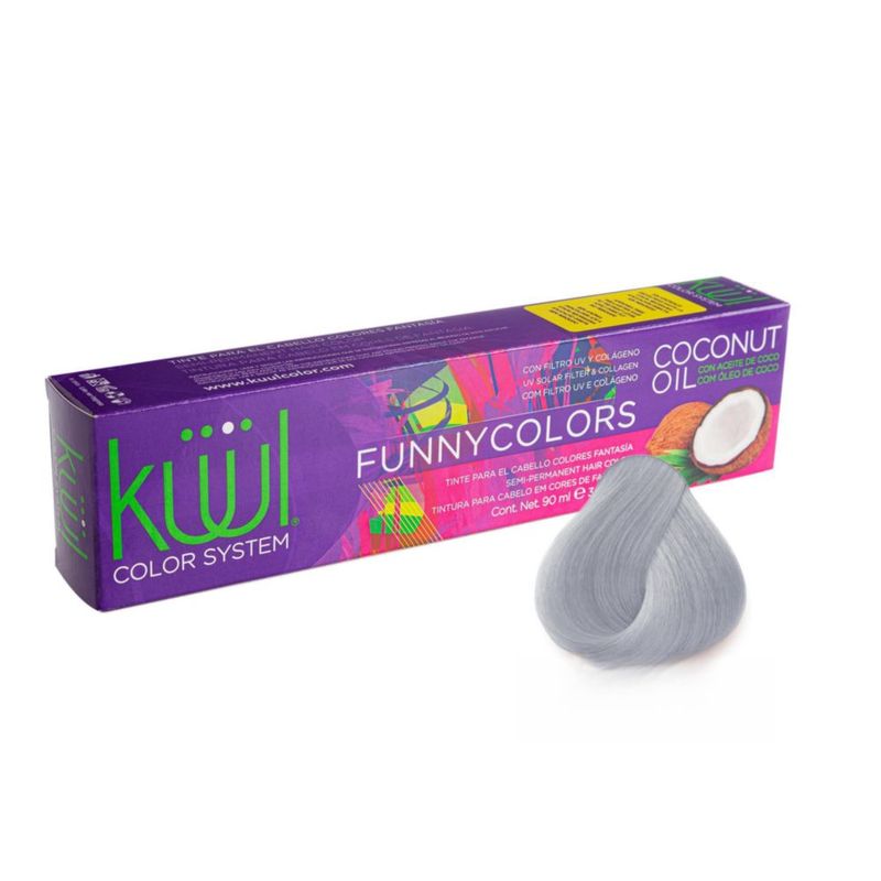 KÜÜL Funny Colors Tono Blanco Titanio Tinte Semipermanente