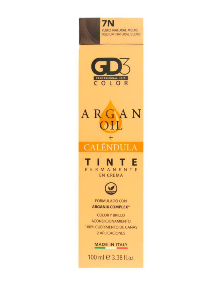 Tinte en Crema Permanente GD3 Rubio Natural Medio 100ml