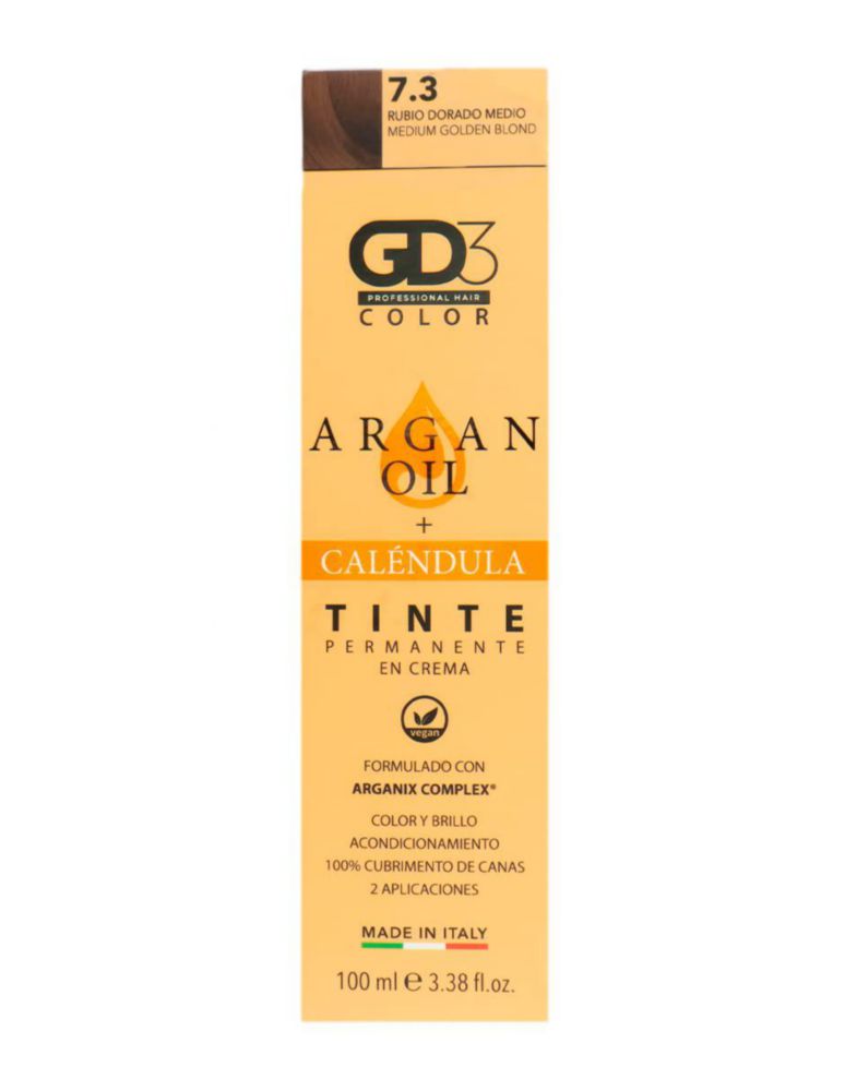 Tinte en Crema Permanente 100ml Rubio Dorado Medio GD3