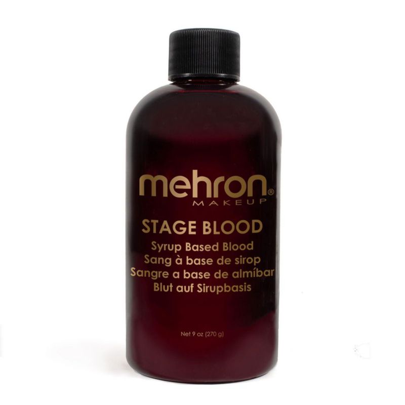 Mehron Stage Blood 9 oz DARK VENOUS Edible Sangre Falsa Realista para