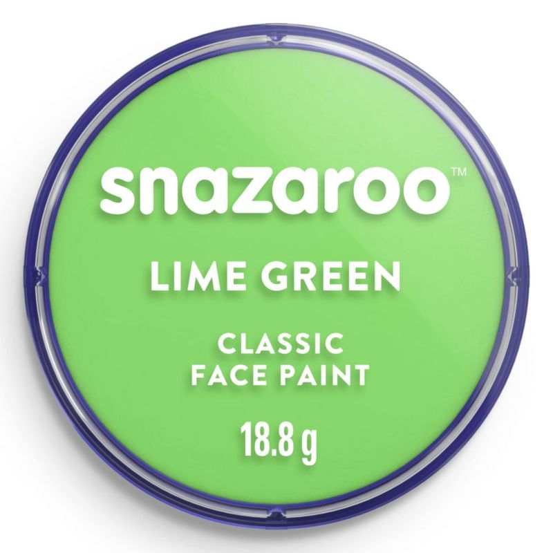 Snazaroo Classic Face Paint 18ml Verde Lima