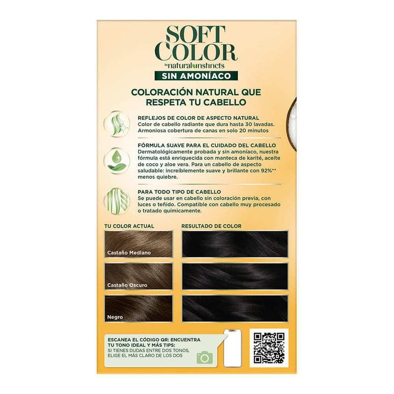 Soft Color Tinte Semi Permanente 20 Negro