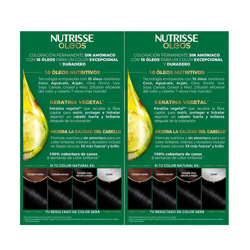Garnier Kit Nutrisse Kit Oleos Negro 1 0 2 Pack