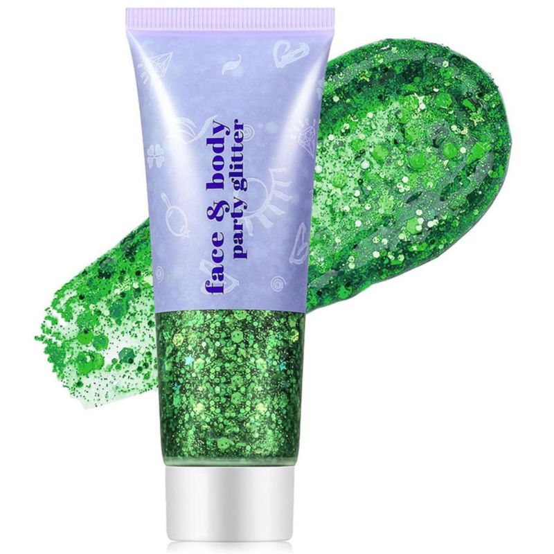 Purpurina Cara Gel 30ml Holarleo Brillo Corporal Maquillaje Halloween