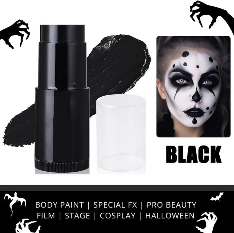 Pintura Corporal Halloween LONEOURS Barra Impermeable A Prueba De