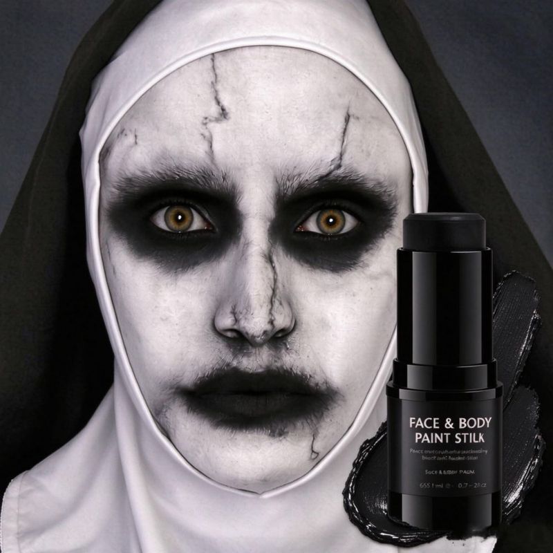 Pintura Corporal Halloween LONEOURS Barra Impermeable A Prueba De