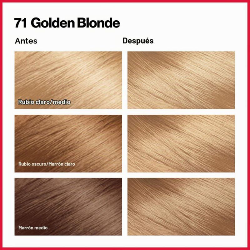REVLON Colorsilk Beautiful Color Permanente 71 Dorado Blonde 3D Gel