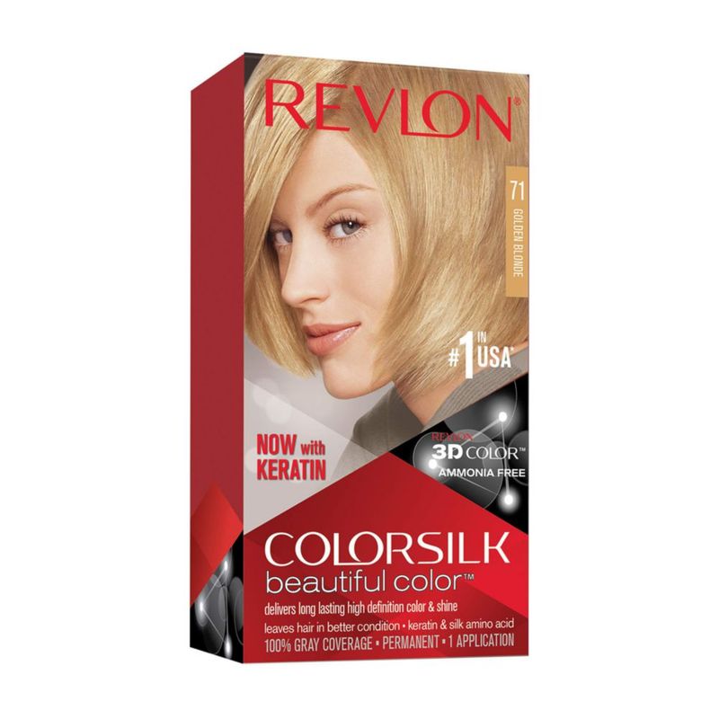 REVLON Colorsilk Beautiful Color Permanente 71 Dorado Blonde 3D Gel