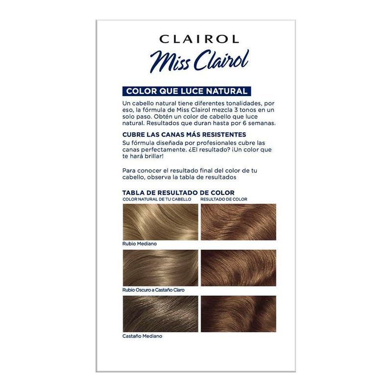 Miss Clairol Tinte Permanente 67 Chocolate Crema Color Natural
