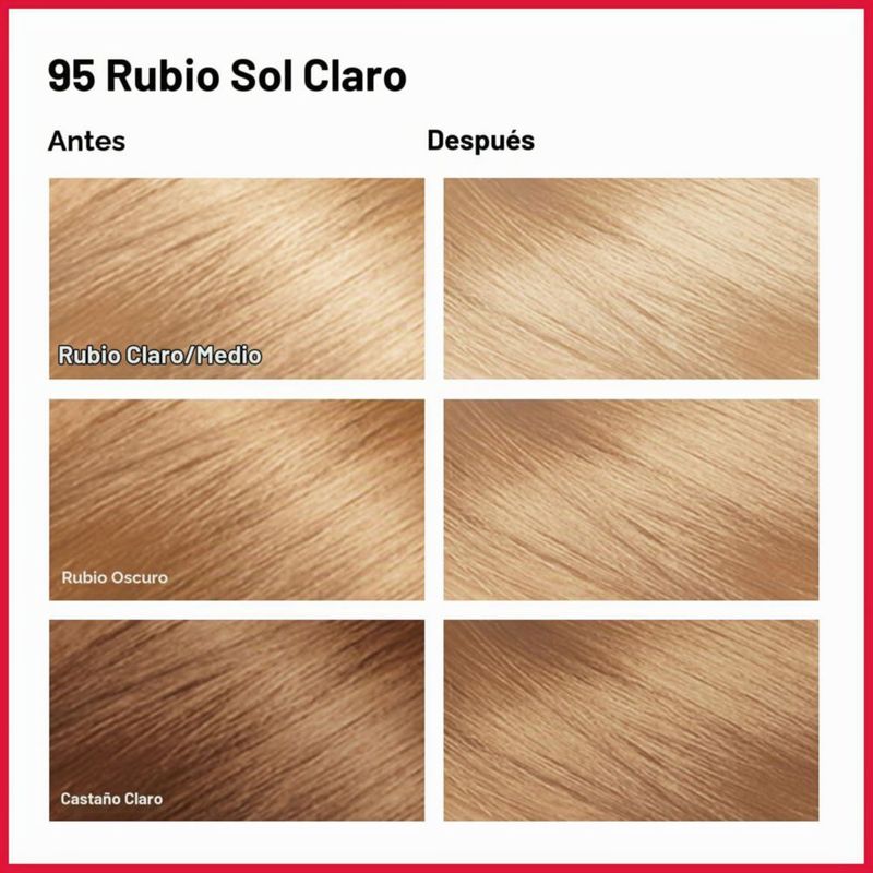 Beautiful Color Keratina Rubio Claro Brillante Tono 95 Revlon