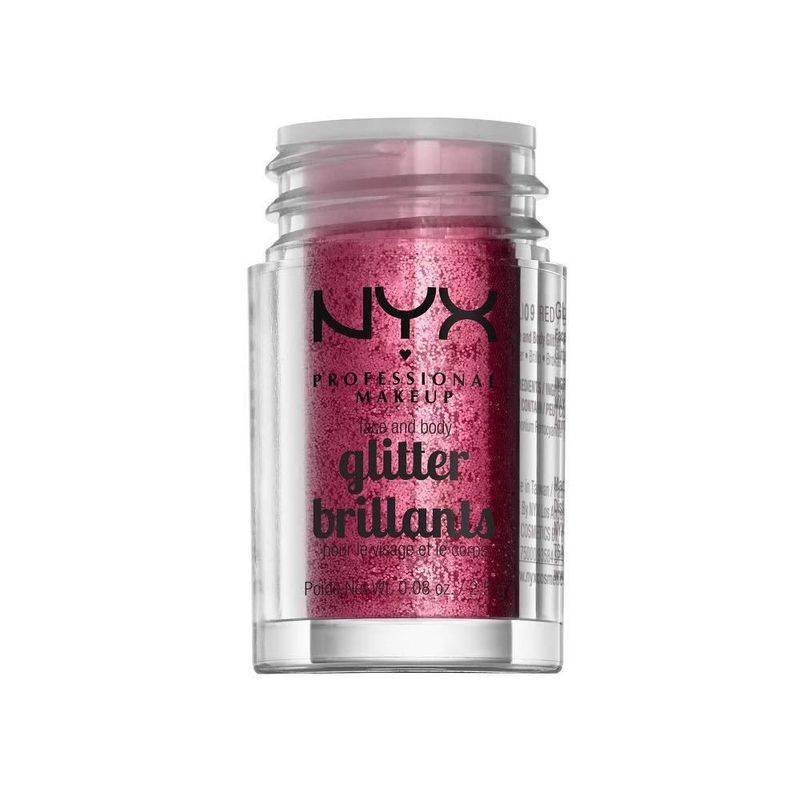 NYX Professional Makeup Glitter Tono Red 2 5g