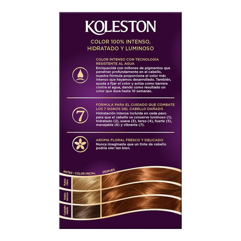 Koleston Tinte Permanente 674 Tabaco Cobrizo 70 ml Paquete de 1