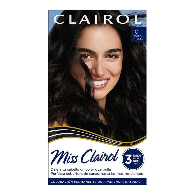 Miss Clairol Tinte Permanente 10 Negro Intenso Crema