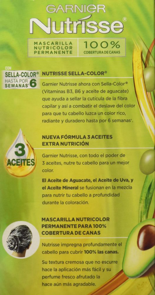 Garnier Nutrisse Tinte Chocolate Silvia 677 Crema 1 Pieza