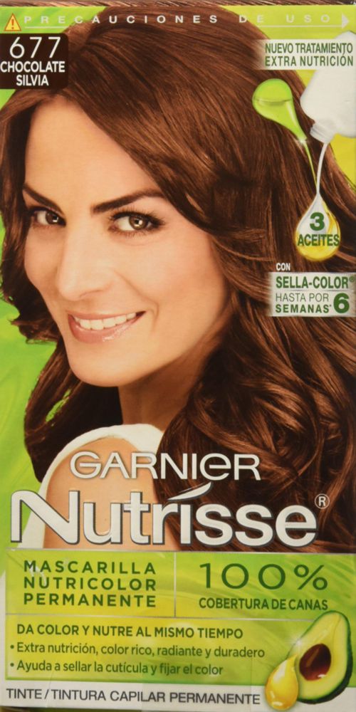 Garnier Nutrisse Tinte Chocolate Silvia 677 Crema 1 Pieza