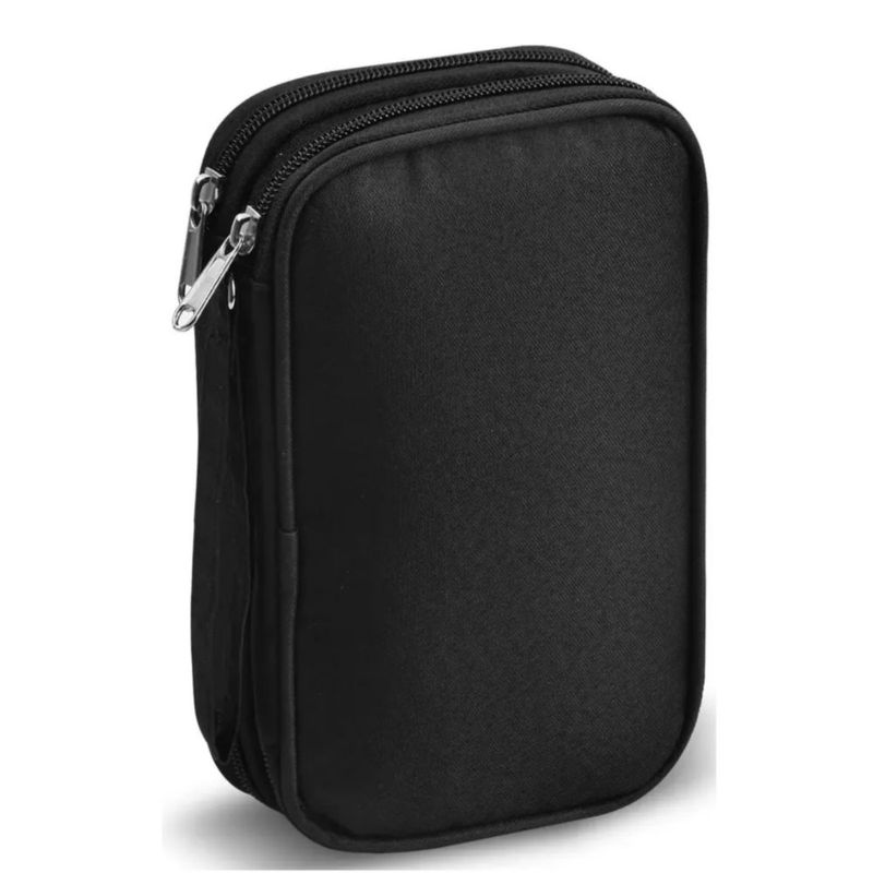 Bolso Organizador Electrónico Cables Para Viaje Negro