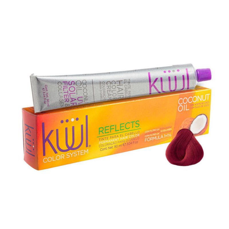 KÜÜL Tinte para Cabello Rojo Violeta 90ml Crema Sin Amoníaco