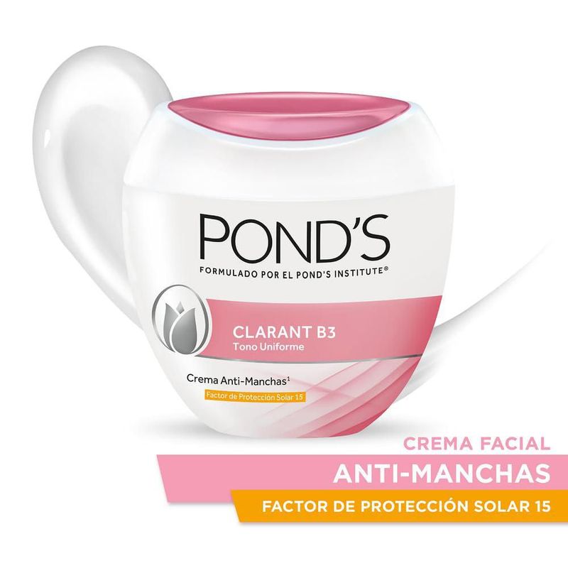 Pond s Crema Facial Anti manchas Clarant B3 SPF15 200g