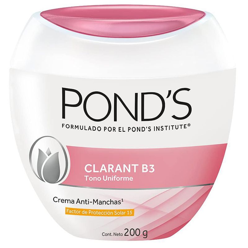 Pond s Crema Facial Anti manchas Clarant B3 SPF15 200g