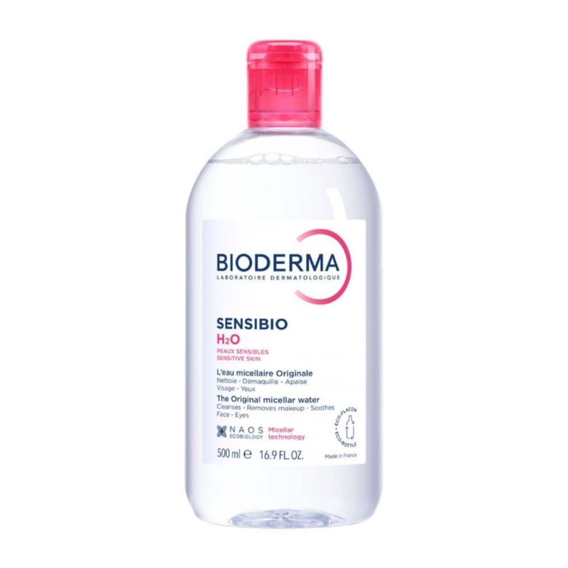 Agua Micelar Bioderma Sensibio H2O 500 ml Piel Sensible