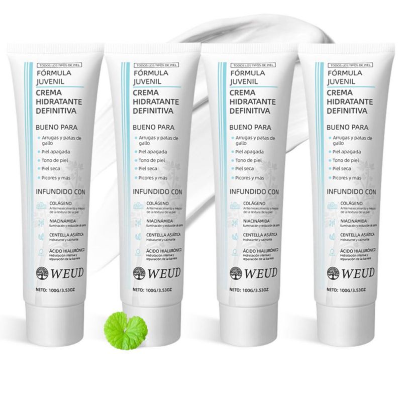 WEUD Crema Coreana Original Hidratante Niacinamide Centella 400g
