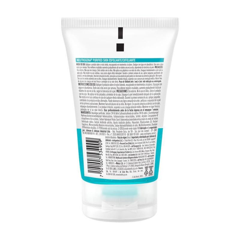 Neutrogena Exfoliante Facial Purified Skin Ácido Glicólico 100g