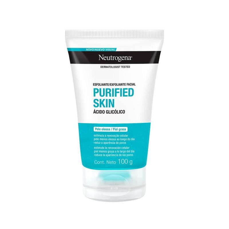 Neutrogena Exfoliante Facial Purified Skin Ácido Glicólico 100g
