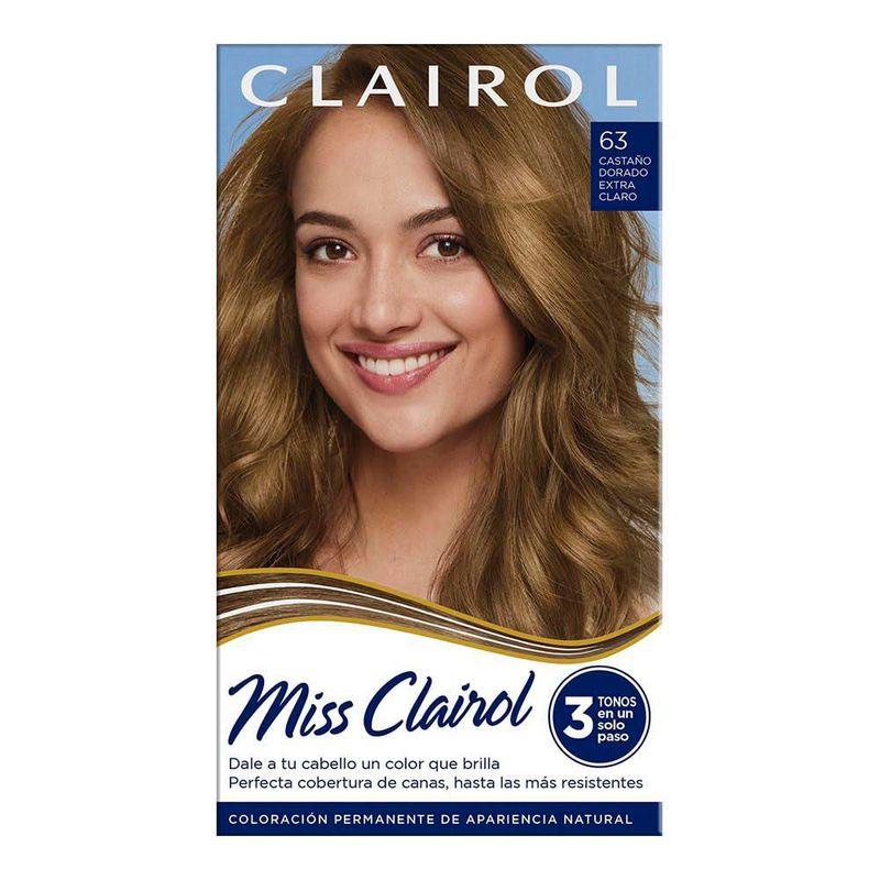 Miss Clairol Tinte Permanente 63 Castaño Dorado Extra Claro Crema