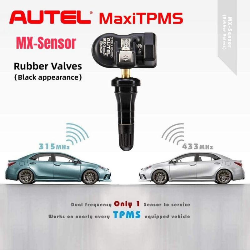 Sensores TPMS Autel MX‑Sensor 20 unidades 315/433 MHz