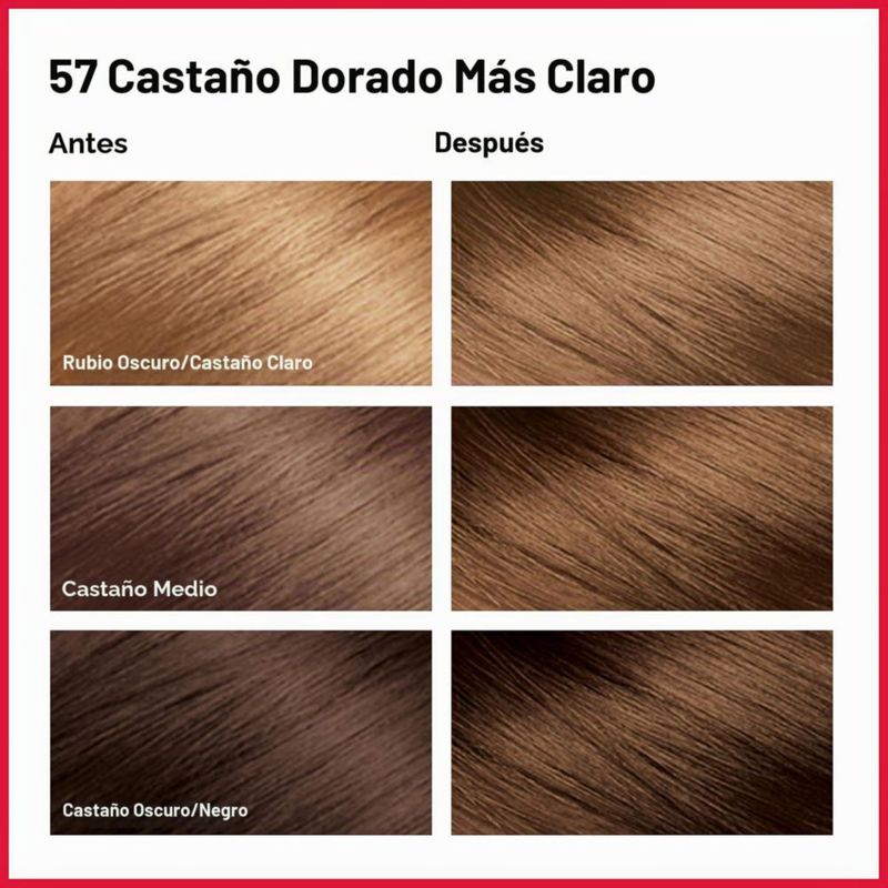 Beautiful Color Keratina Castaño Dorado Muy Claro Tono 57 Revlon